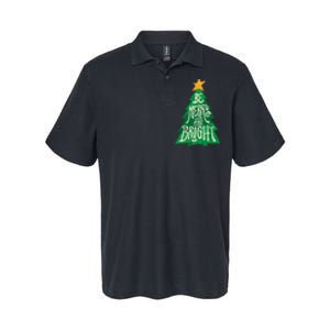 Be Merry And Bright Christmas Pajama Cool Xmas Tree Softstyle Adult Sport Polo