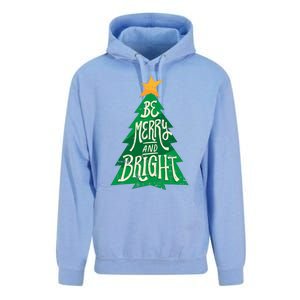 Be Merry And Bright Christmas Pajama Cool Xmas Tree Unisex Surf Hoodie