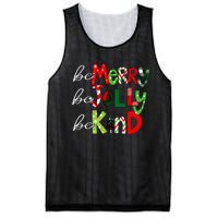 Be Merry Be Jolly Be Kind Christmas Teacher Student Xmas Pjs  Mesh Reversible Basketball Jersey Tank