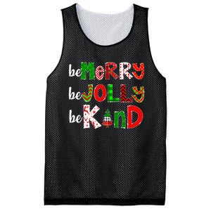 Be Merry Be Jolly Be Kind Merry Christmas Teacher Xmas Pjs Mesh Reversible Basketball Jersey Tank