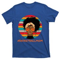 Basketball Mom Black Women African American Afro T-Shirt