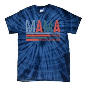 Baseball Mama Biggest Fan Loud Proud Tie-Dye T-Shirt