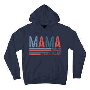 Baseball Mama Biggest Fan Loud Proud Tall Hoodie