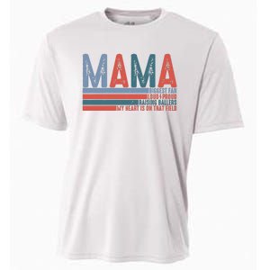 Baseball Mama Biggest Fan Loud Proud Cooling Performance Crew T-Shirt