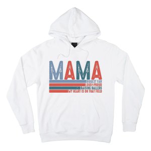 Baseball Mama Biggest Fan Loud Proud Hoodie