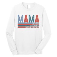 Baseball Mama Biggest Fan Loud Proud Long Sleeve Shirt