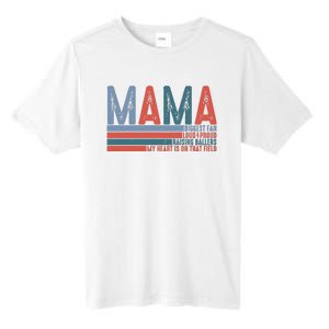 Baseball Mama Biggest Fan Loud Proud Tall Fusion ChromaSoft Performance T-Shirt