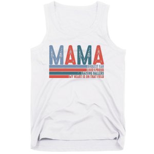 Baseball Mama Biggest Fan Loud Proud Tank Top