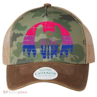 Bisexual Mothman Bi Pride Flag Bisexuality Lgbtq Women Legacy Tie Dye Trucker Hat