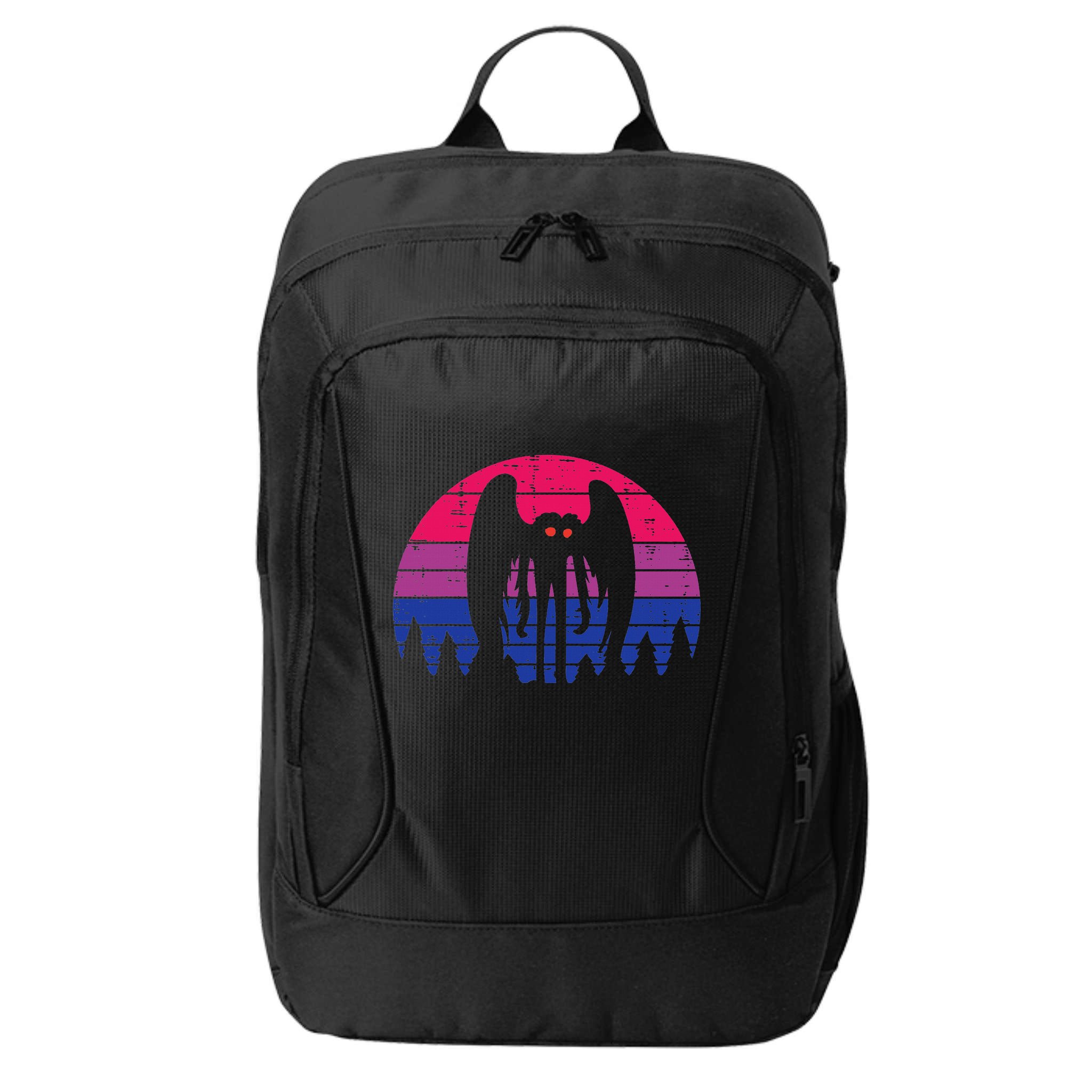 Bisexual Mothman Bi Pride Flag Bisexuality Lgbtq Women City Backpack