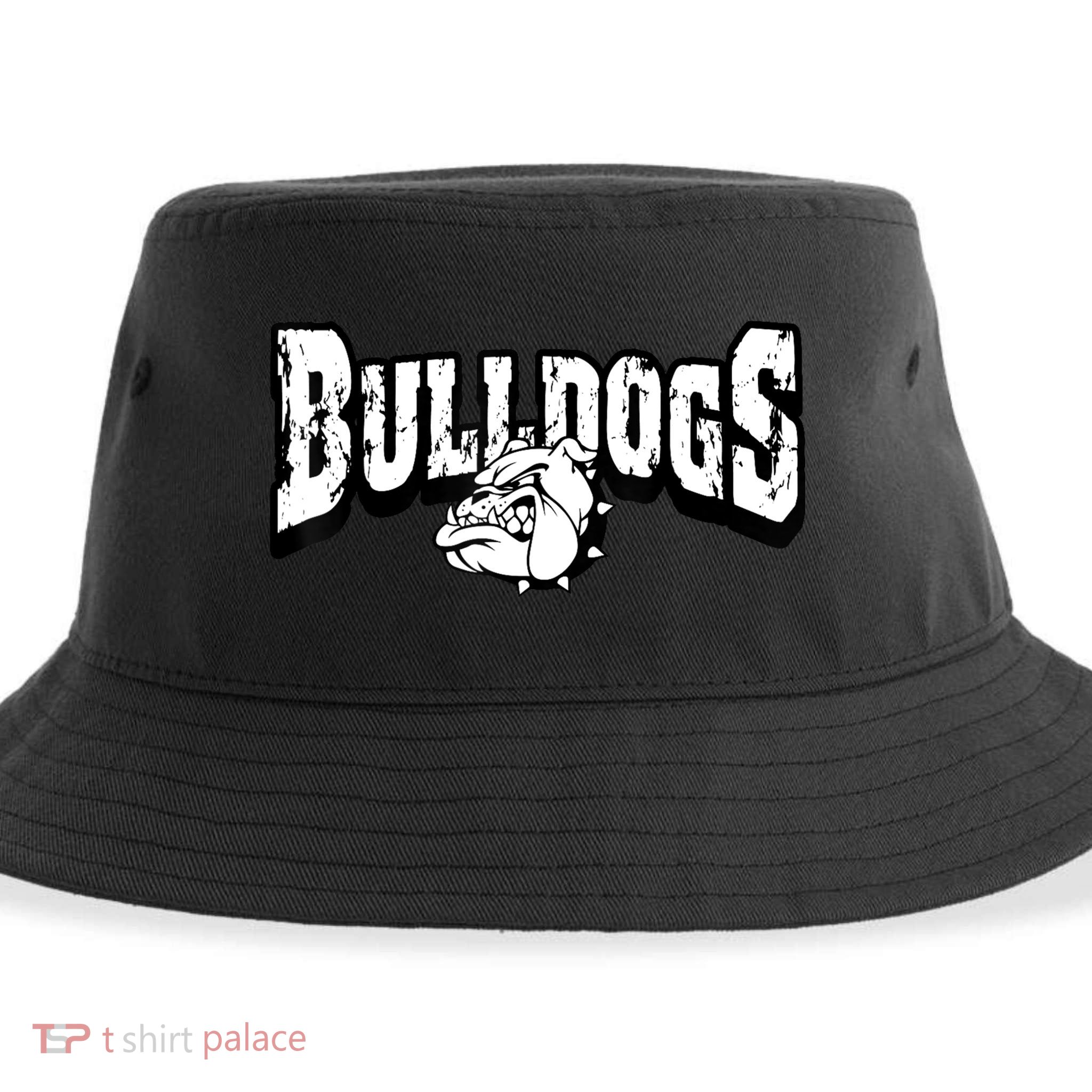 Bulldogs Mascot Back To School Team Spirit Sustainable Bucket Hat