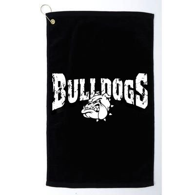 Bulldogs Mascot Back To School Team Spirit Golf Towel