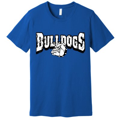 Bulldogs Mascot Back To School Team Spirit Premium T-Shirt