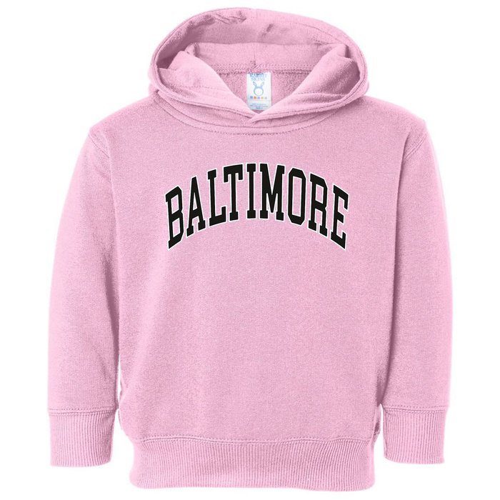 Baltimore Maryland Toddler Hoodie