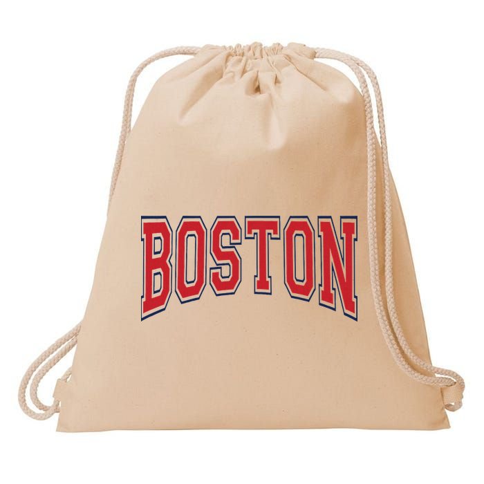 Boston Massachusetts Drawstring Bag