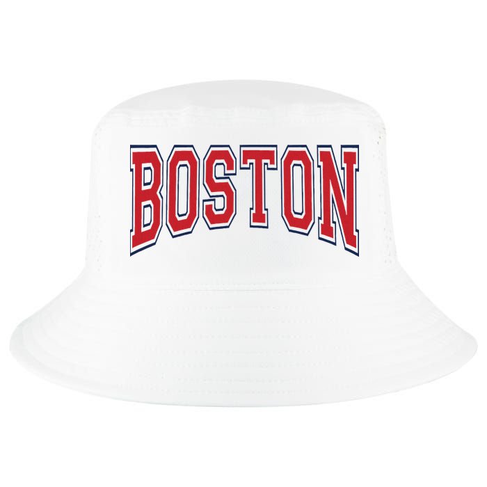 Boston Massachusetts Cool Comfort Performance Bucket Hat