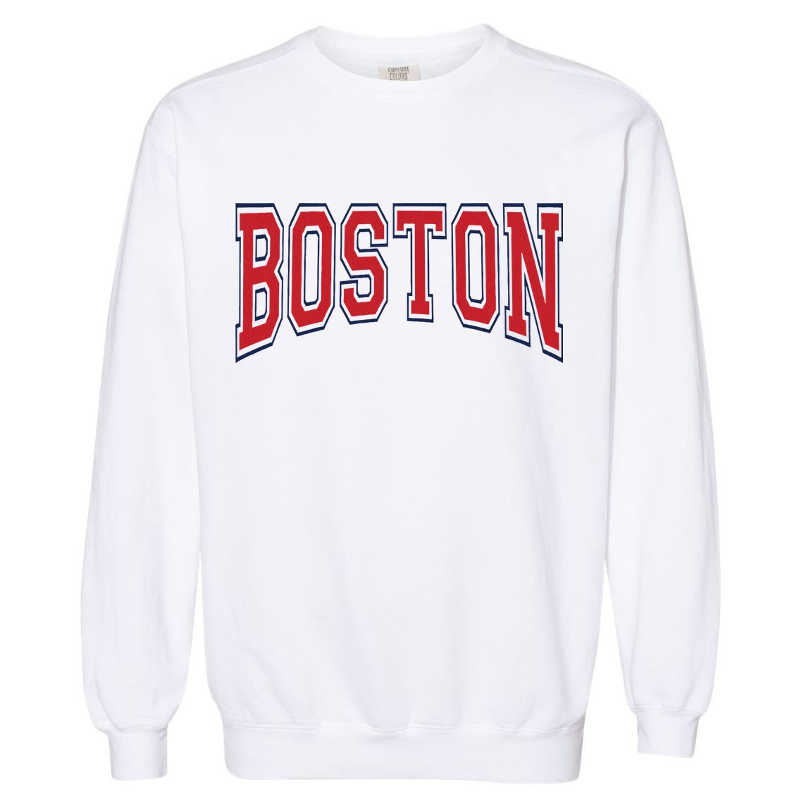Boston Massachusetts Garment-Dyed Sweatshirt