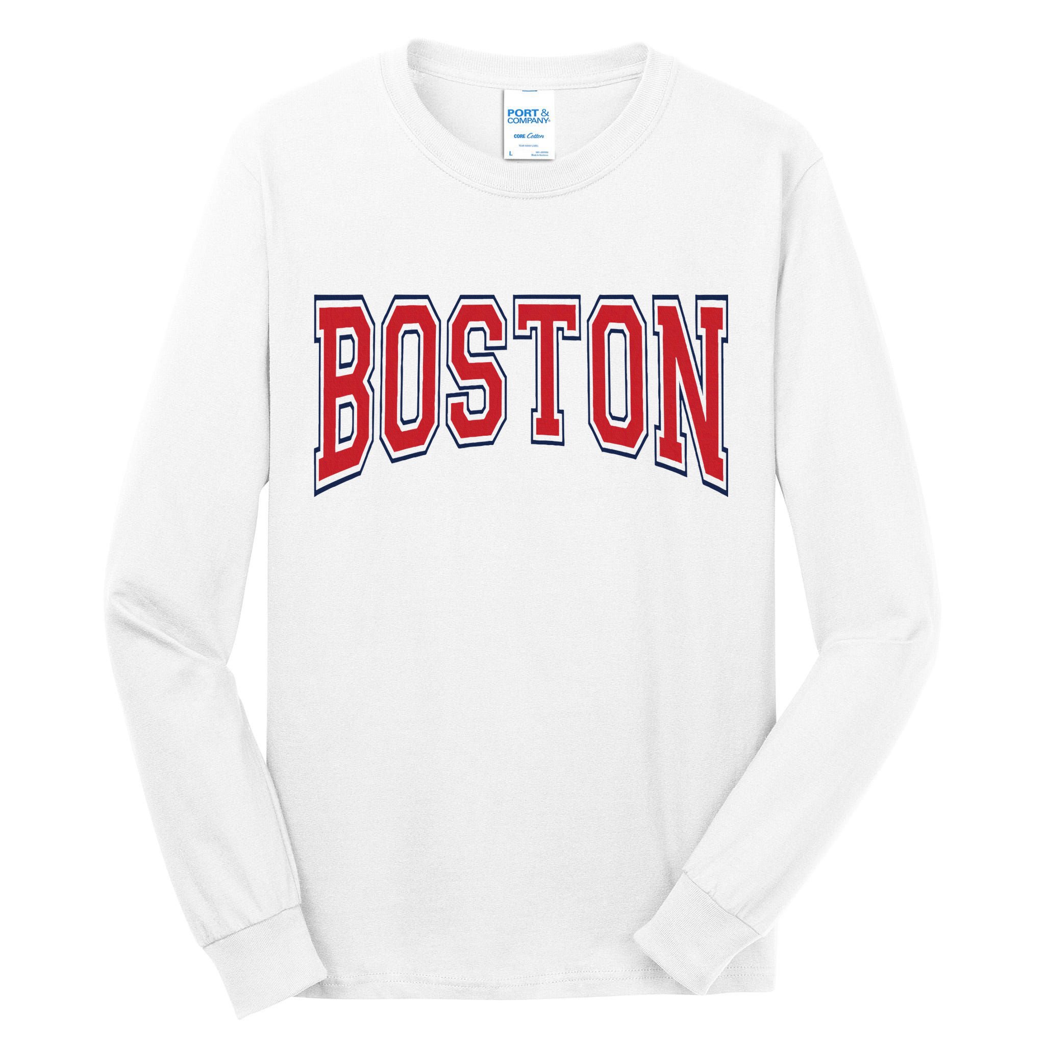 Boston Massachusetts Tall Long Sleeve T-Shirt