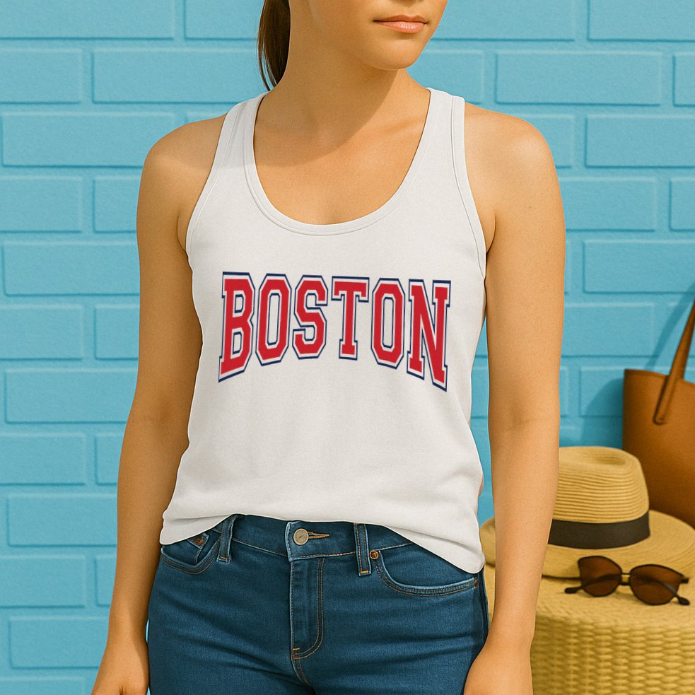 Boston Massachusetts Womens Tank Top