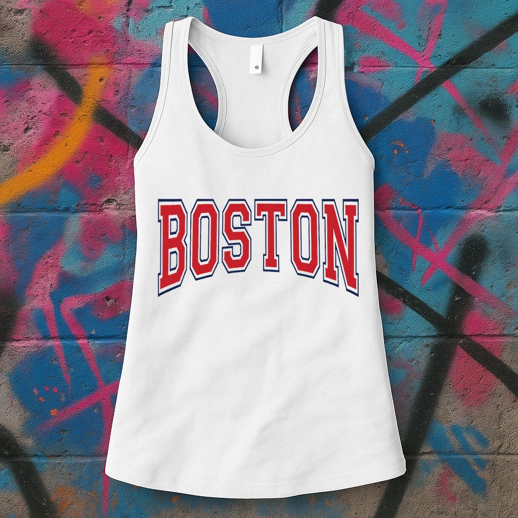 Boston Massachusetts Womens Tank Top