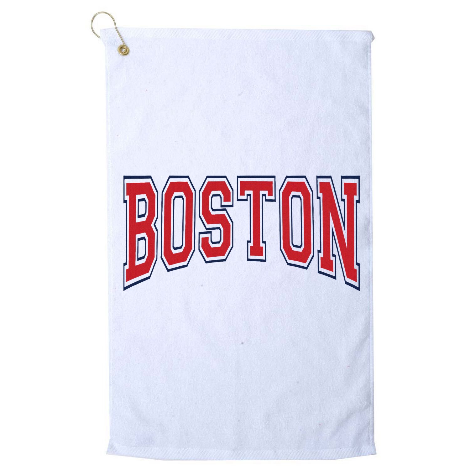 Boston Massachusetts Golf Towel