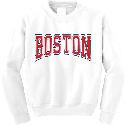 Boston Massachusetts Kids Sweatshirt