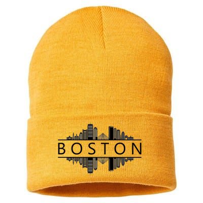 Boston Massachusetts Sustainable Knit Beanie