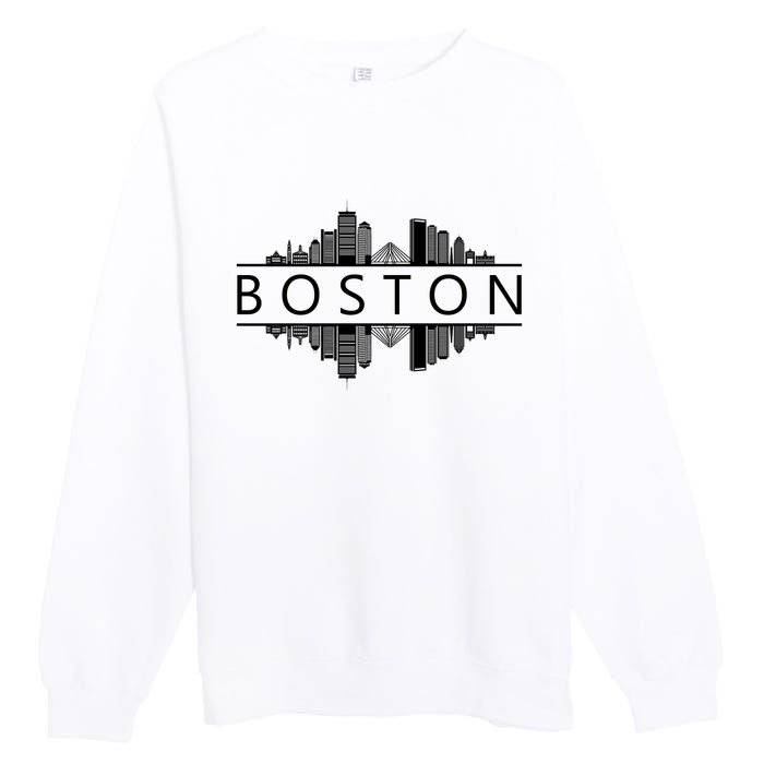 Boston Massachusetts Premium Crewneck Sweatshirt