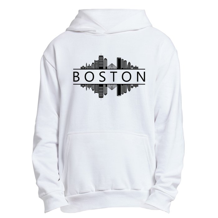 Boston Massachusetts Urban Pullover Hoodie