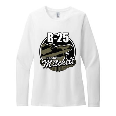 B25 Mitchell Womens CVC Long Sleeve Shirt