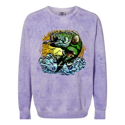 Big Mouth Bass Colorblast Crewneck Sweatshirt