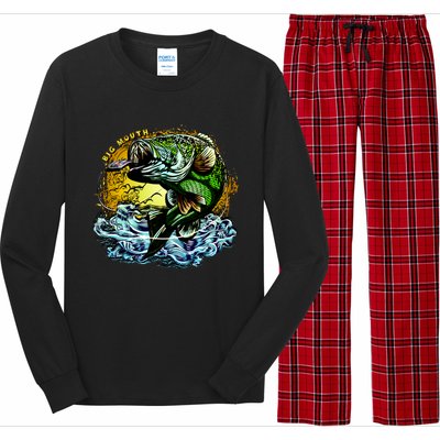 Big Mouth Bass Long Sleeve Pajama Set