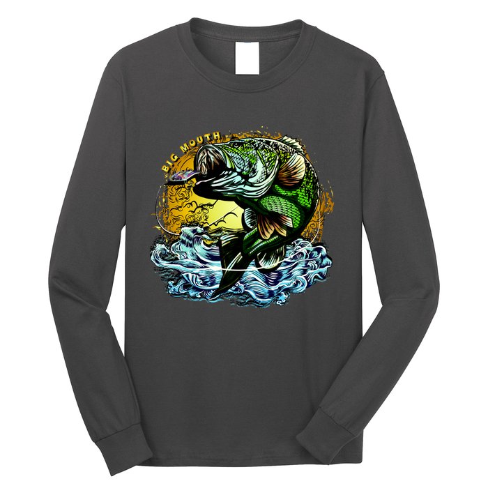 Big Mouth Bass Long Sleeve Shirt