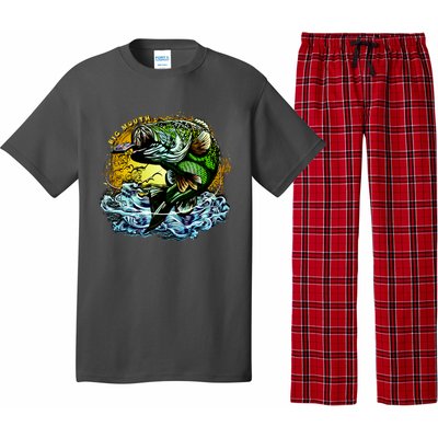 Big Mouth Bass Pajama Set