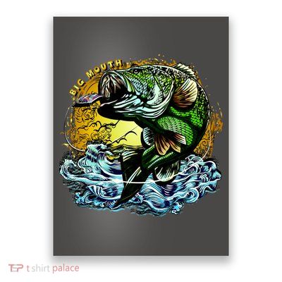 Big Mouth Bass Poster
