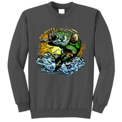 Big Mouth Bass Tall Sweatshirt