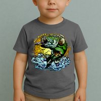Big Mouth Bass Toddler T-Shirt