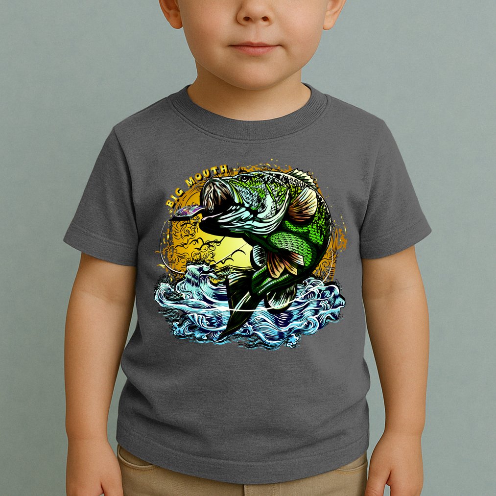 Big Mouth Bass Toddler T-Shirt