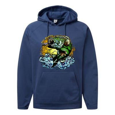 Big Mouth Bass Performance Fleece Hoodie