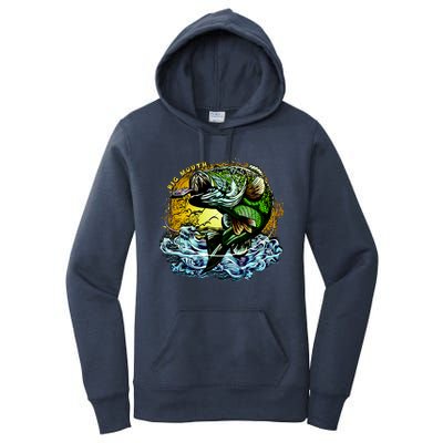 Big Mouth Bass Women's Pullover Hoodie