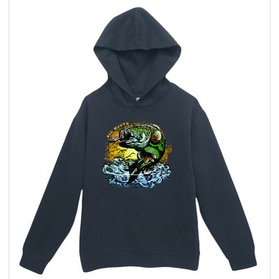 Big Mouth Bass Urban Pullover Hoodie