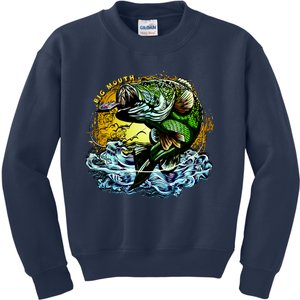 Big Mouth Bass Kids Sweatshirt