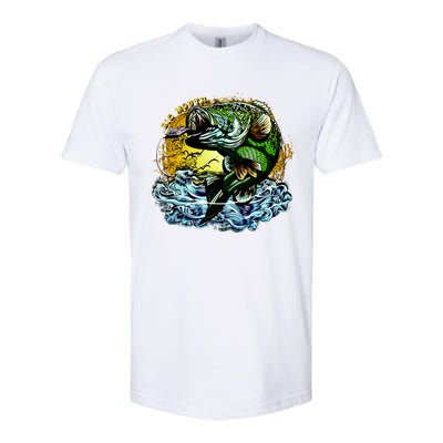 Big Mouth Bass Softstyle CVC T-Shirt