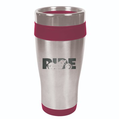 Biker Motorcycle 16oz Travel Tumbler