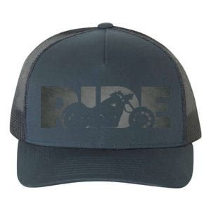 Biker Motorcycle Yupoong Adult 5-Panel Trucker Hat