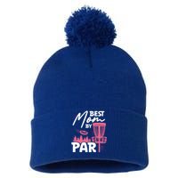 Best Mom By Par Ultimate Frisbee Gift Pom Pom 12in Knit Beanie