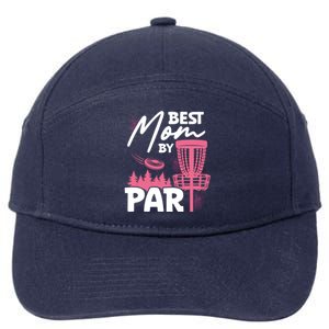 Best Mom By Par Ultimate Frisbee Gift 7-Panel Snapback Hat