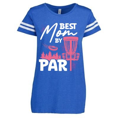 Best Mom By Par Ultimate Frisbee Gift Enza Ladies Jersey Football T-Shirt