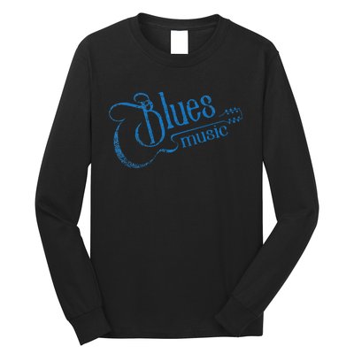 Blues Music Blues Lover Musician Guitarist Guitar Player Long Sleeve Shirt