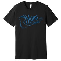 Blues Music Blues Lover Musician Guitarist Guitar Player Premium T-Shirt